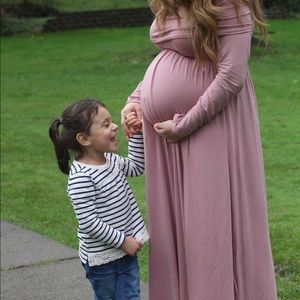 Pink Maternity grown